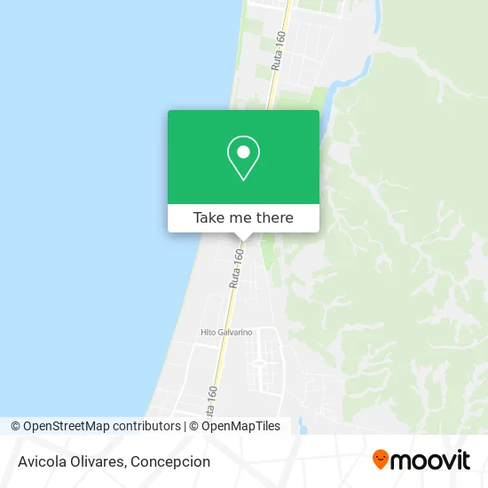 Avicola Olivares map