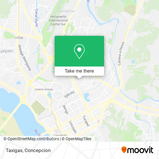 Taxigas map