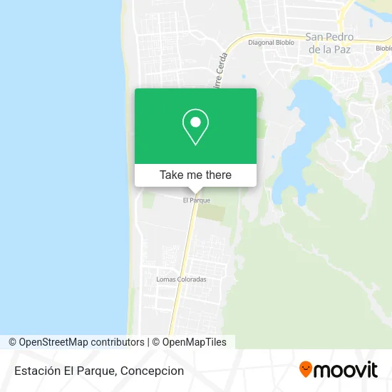 Mapa de Estación El Parque