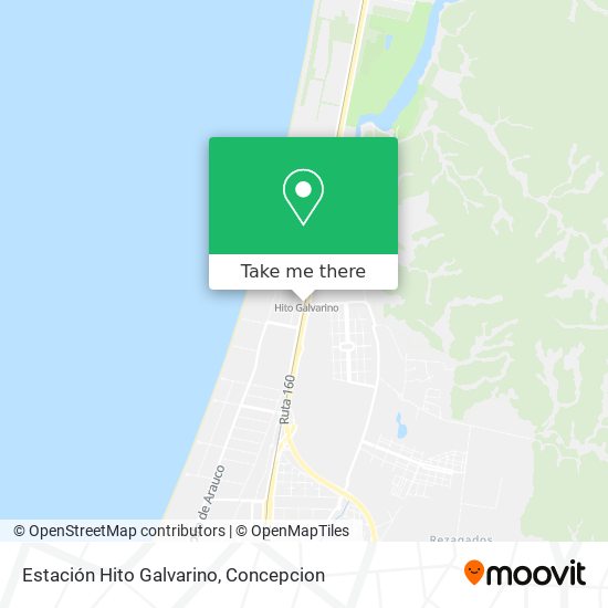 Estación Hito Galvarino map