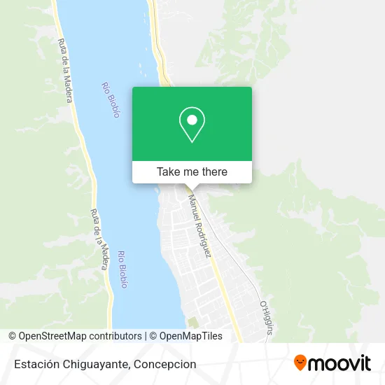 Mapa de Estación Chiguayante