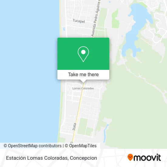 Mapa de Estación Lomas Coloradas