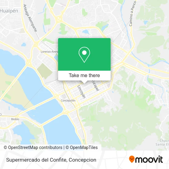 Mapa de Supermercado del Confite