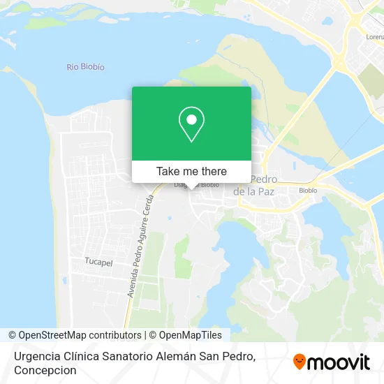 Mapa de Urgencia Clínica Sanatorio Alemán San Pedro