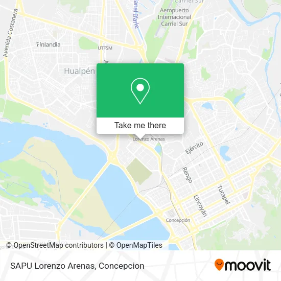 Mapa de SAPU Lorenzo Arenas