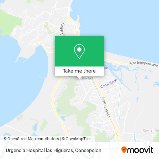 Mapa de Urgencia Hospital las Higueras
