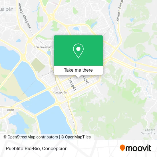 Mapa de Pueblito Bio-Bio