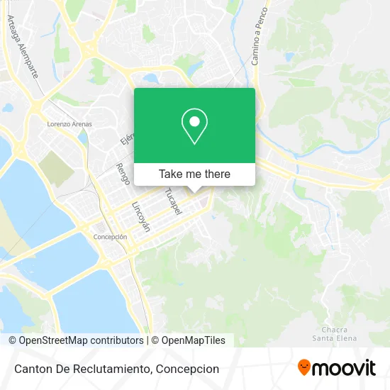 Mapa de Canton De Reclutamiento