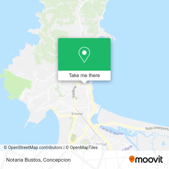 Mapa de Notaria Bustos