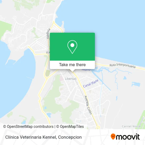 Mapa de Clínica Veterinaria Kennel