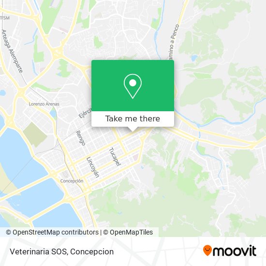 Mapa de Veterinaria SOS