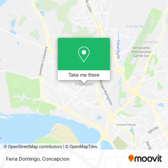 Feria Domingo map