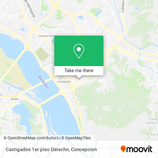 Castigados 1er piso Derecho map