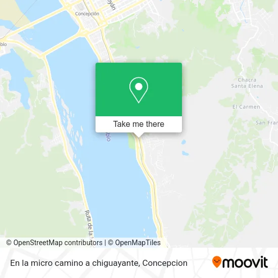 En la micro camino a chiguayante map