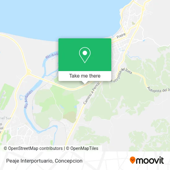 Mapa de Peaje  Interportuario