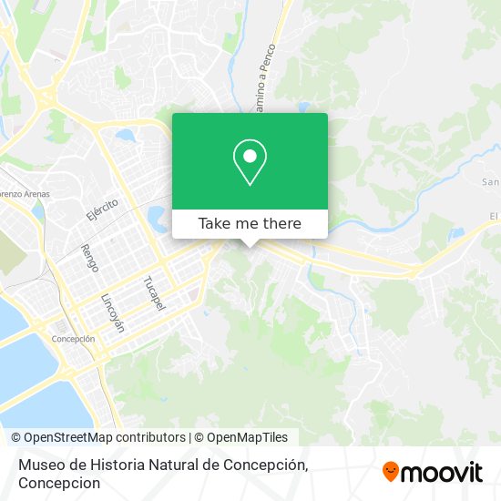 Mapa de Museo de Historia Natural de Concepción