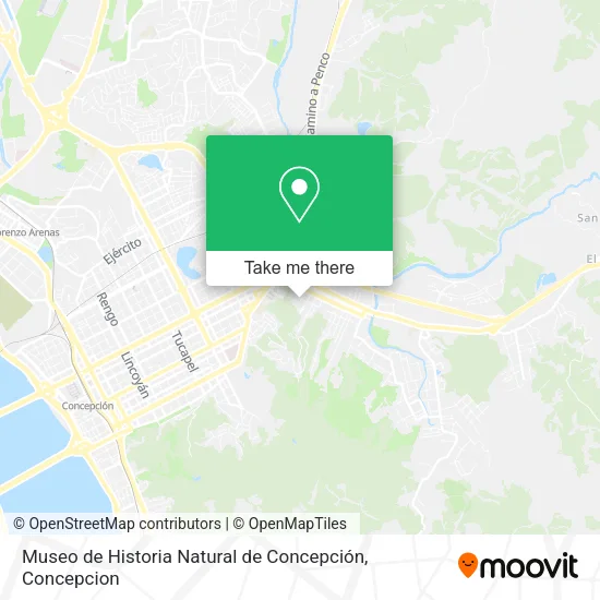 Mapa de Museo de Historia Natural de Concepción