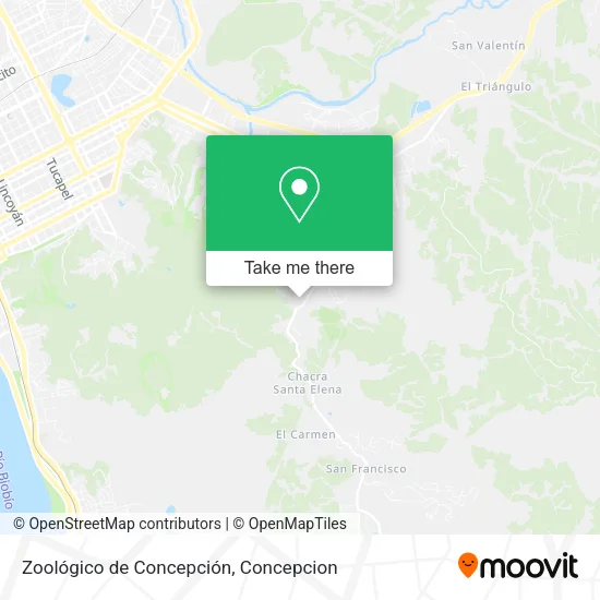 Mapa de Zoológico de Concepción