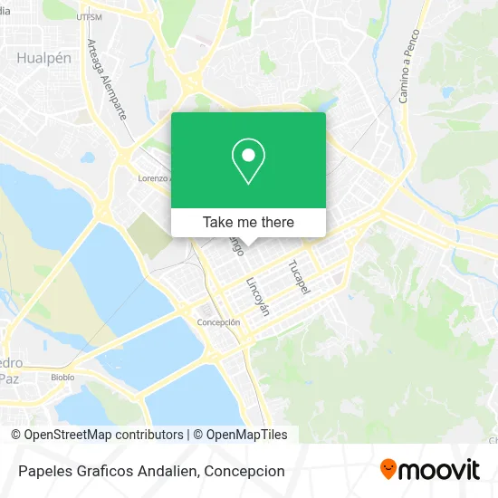 Papeles Graficos Andalien map