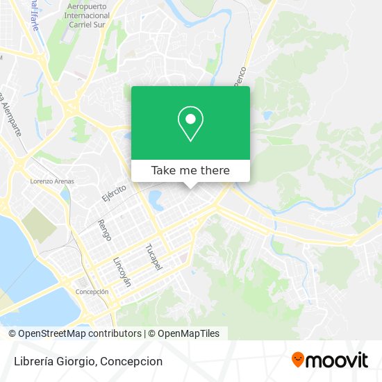 Librería Giorgio map
