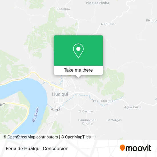 Feria de Hualqui map