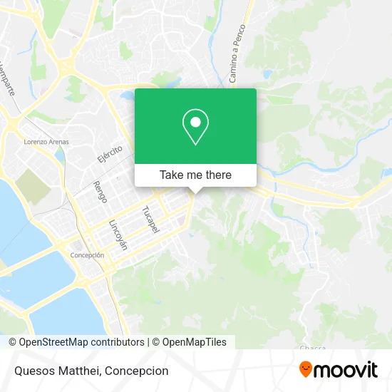 Mapa de Quesos Matthei