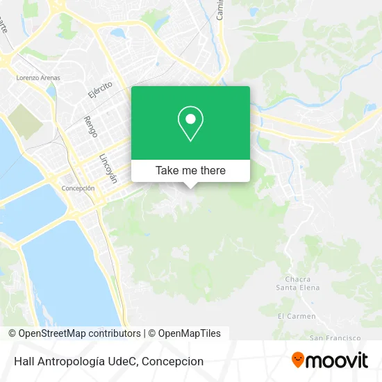 Hall Antropología UdeC map