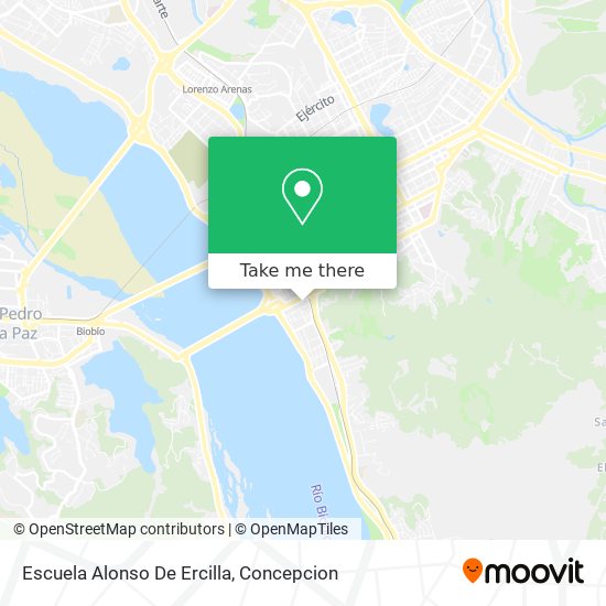 Escuela Alonso De Ercilla map