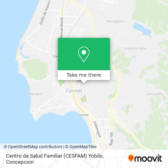 Centro de Salud Familiar (CESFAM) Yobilo map