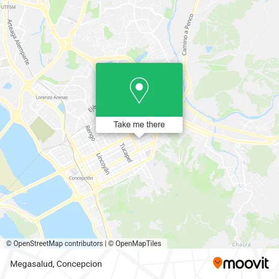 Mapa de Megasalud