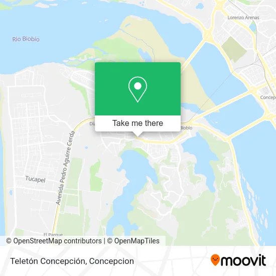 Mapa de Teletón Concepción