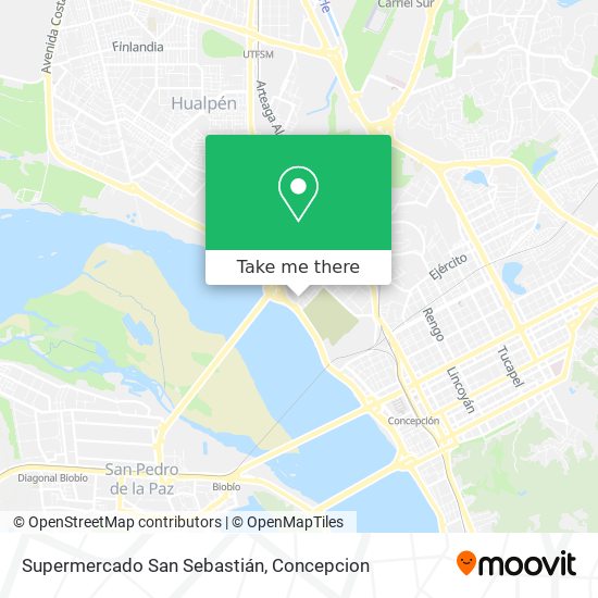 Supermercado San Sebastián map
