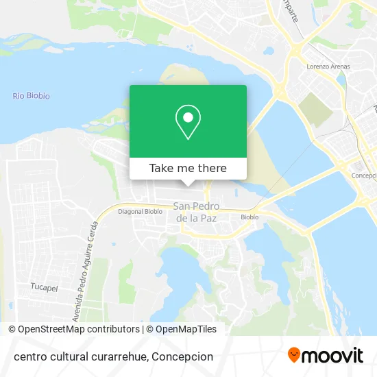 centro cultural curarrehue map