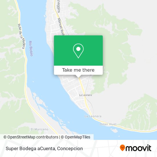 Mapa de Super Bodega aCuenta