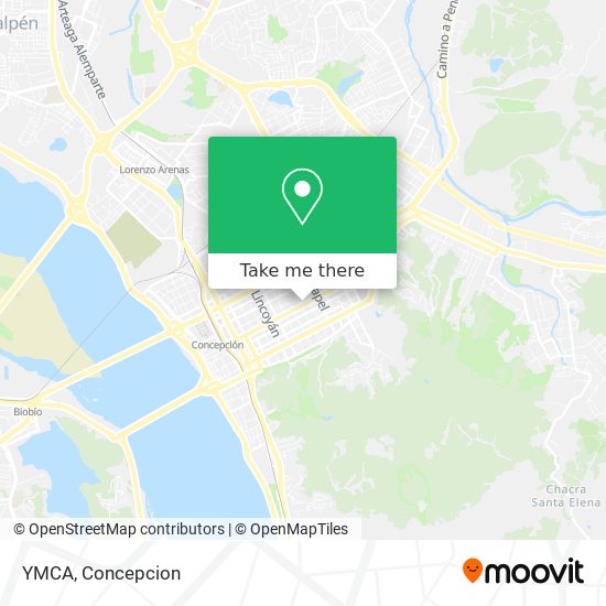 YMCA map