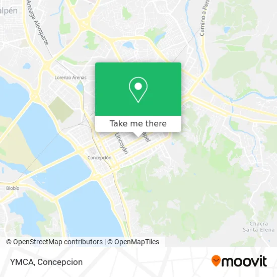 YMCA map
