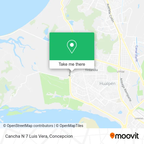 Mapa de Cancha N 7 Luis Vera