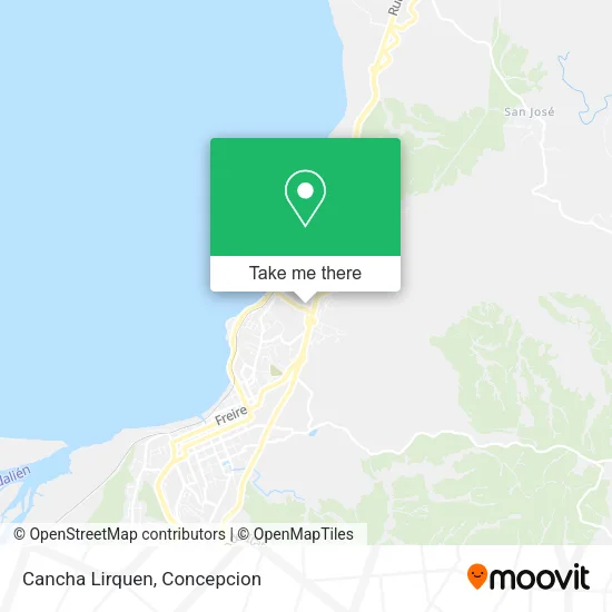 Mapa de Cancha Lirquen