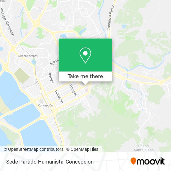 Sede Partido Humanista map