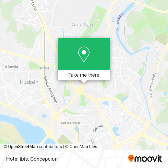 Mapa de Hotel ibis