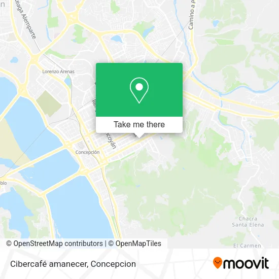 Mapa de Cibercafé amanecer
