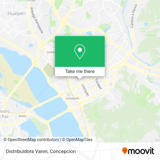 Mapa de Distribuidora Vanni