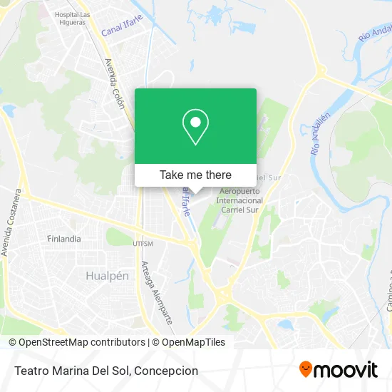 Teatro Marina Del Sol map