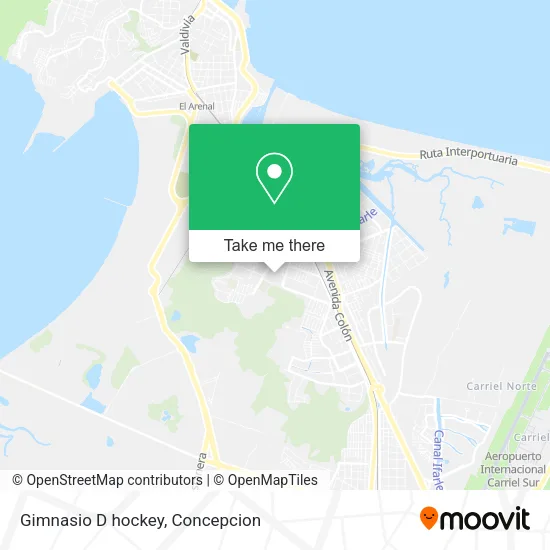 Gimnasio  D  hockey map