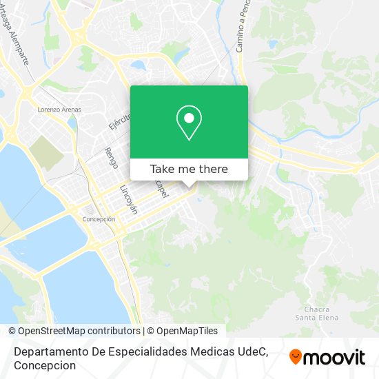 Mapa de Departamento De Especialidades Medicas UdeC