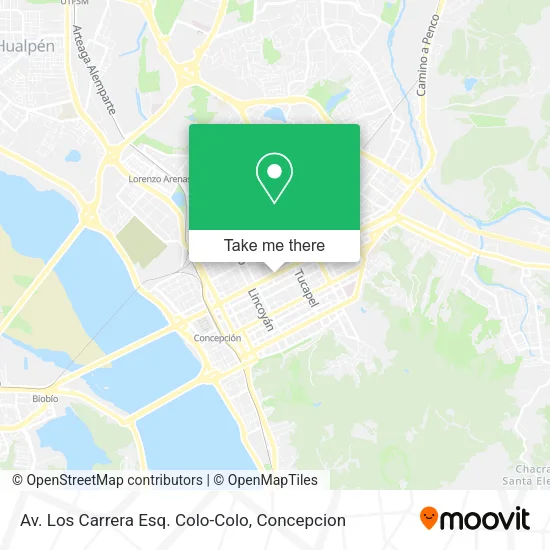 Mapa de Av. Los Carrera Esq. Colo-Colo