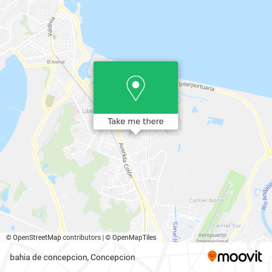bahia de concepcion map