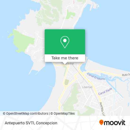 Antepuerto SVTI map