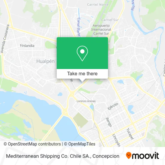 Mediterranean Shipping Co. Chile SA. map