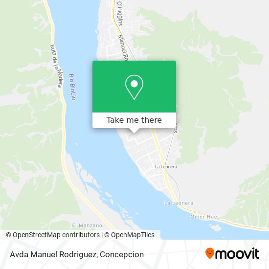Mapa de Avda Manuel Rodriguez